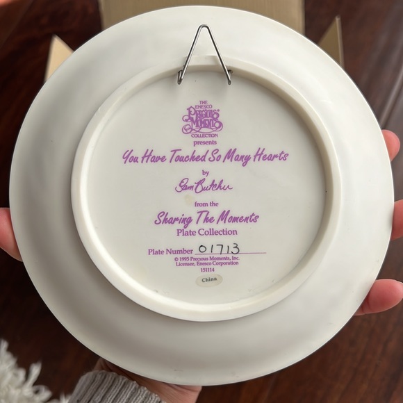 Precious Moment “You Have Touched So Many Hearts” Plate - Picture 7 of 9